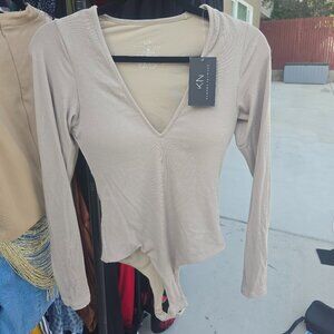 Klassy Network Deep V Long Sleeve Bramisuit